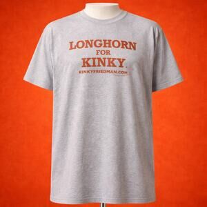 VTG 2006 Texas Longhorn for Kinky Friedman Political Shirt XXL